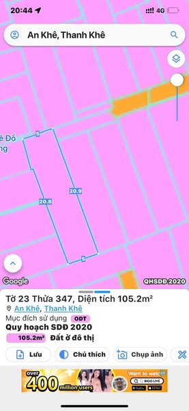 – Ngay Thanh Khê Sót Lại Lô Đất Siêu Rộng : 105m2 ( 5×21)