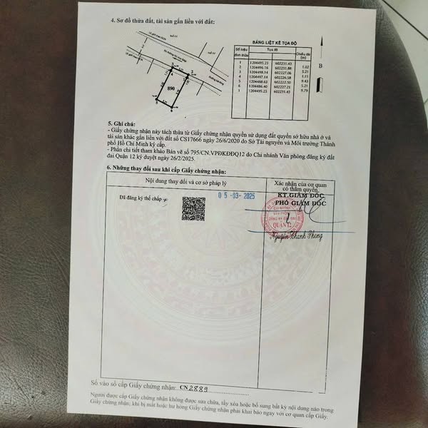 Bán đất 1/Hà huy giáp .Quận 12 (Giá 3 tỷ 150)