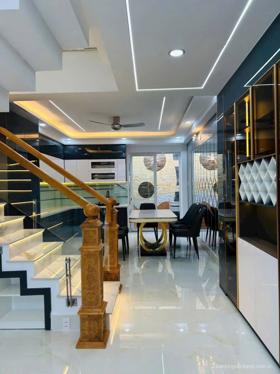 Nhà đẹp đồng bộ Hương Lộ 2, Bình Trị Đông, dt 56m2 3 lầu 5pn 6wc giá 7,6 tỷ